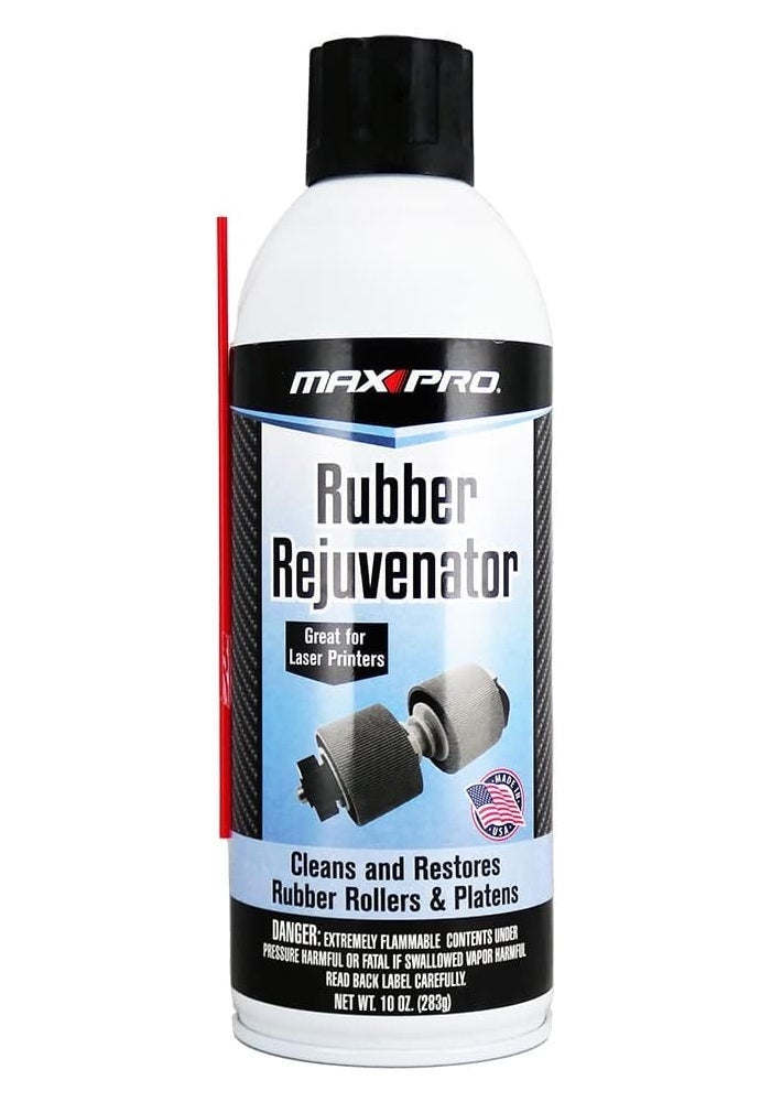 Max Professional 2145 Rubber Rejuvenator - 10 oz. for Cleaning and Restoring Rubber Rollers and Platens - Image 1